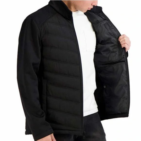 Nautica Jackets & Coats Black Nwt Nautica Mens Mix Media Jacket